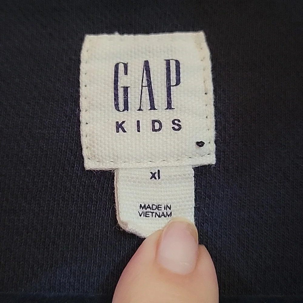 Gap navy cotton one quarter zip  sweater xl